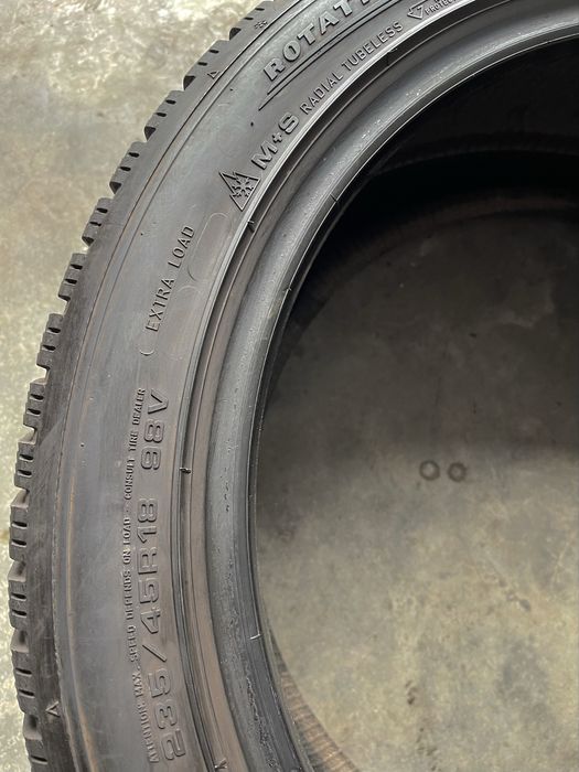 Set Anvelope Cauciucuri M+S Dunlop 235 45 R18 98V cu Profil 6mm