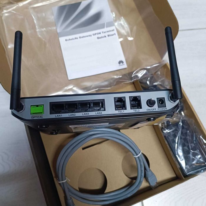 Оптический абонентский терминал ONT Huawei EchoLife HG8245. Новые.