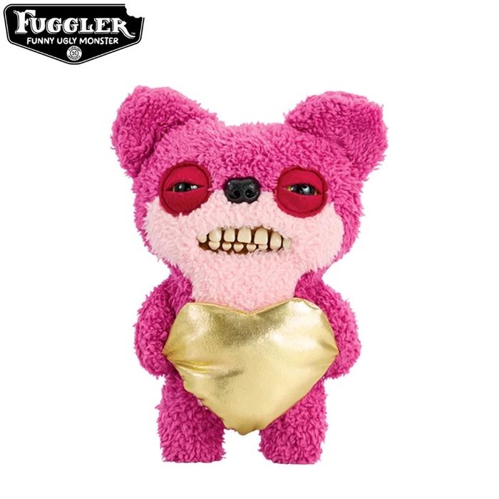 Fuggler Gold Teddy Bear забавно-грозно чудовище Фъглер плюшен