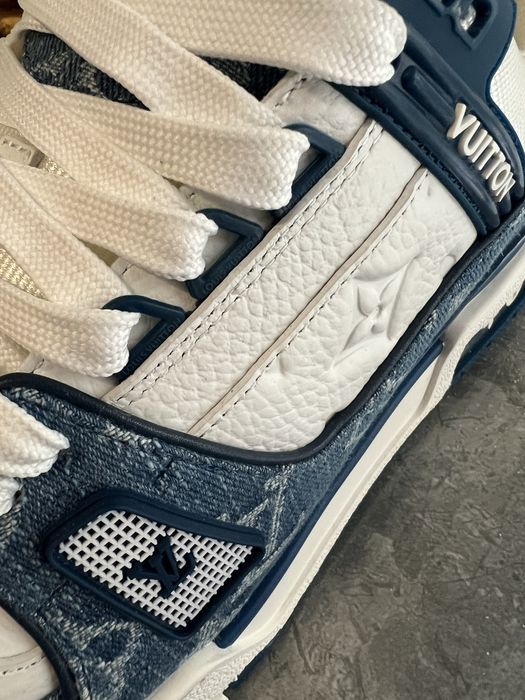 Adidasi Sneakers Louis Vuitton Denim Monogram