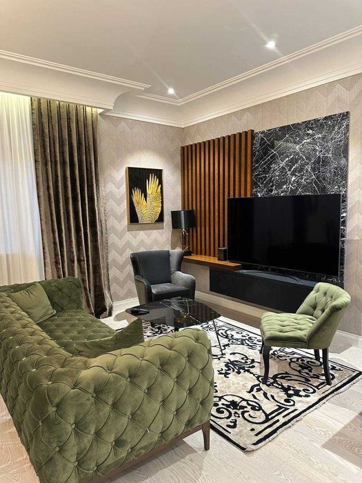 ЖК Новомосковкая 3-комнат Люкс Ремонт 110 кв.м! Ор-р Дархан