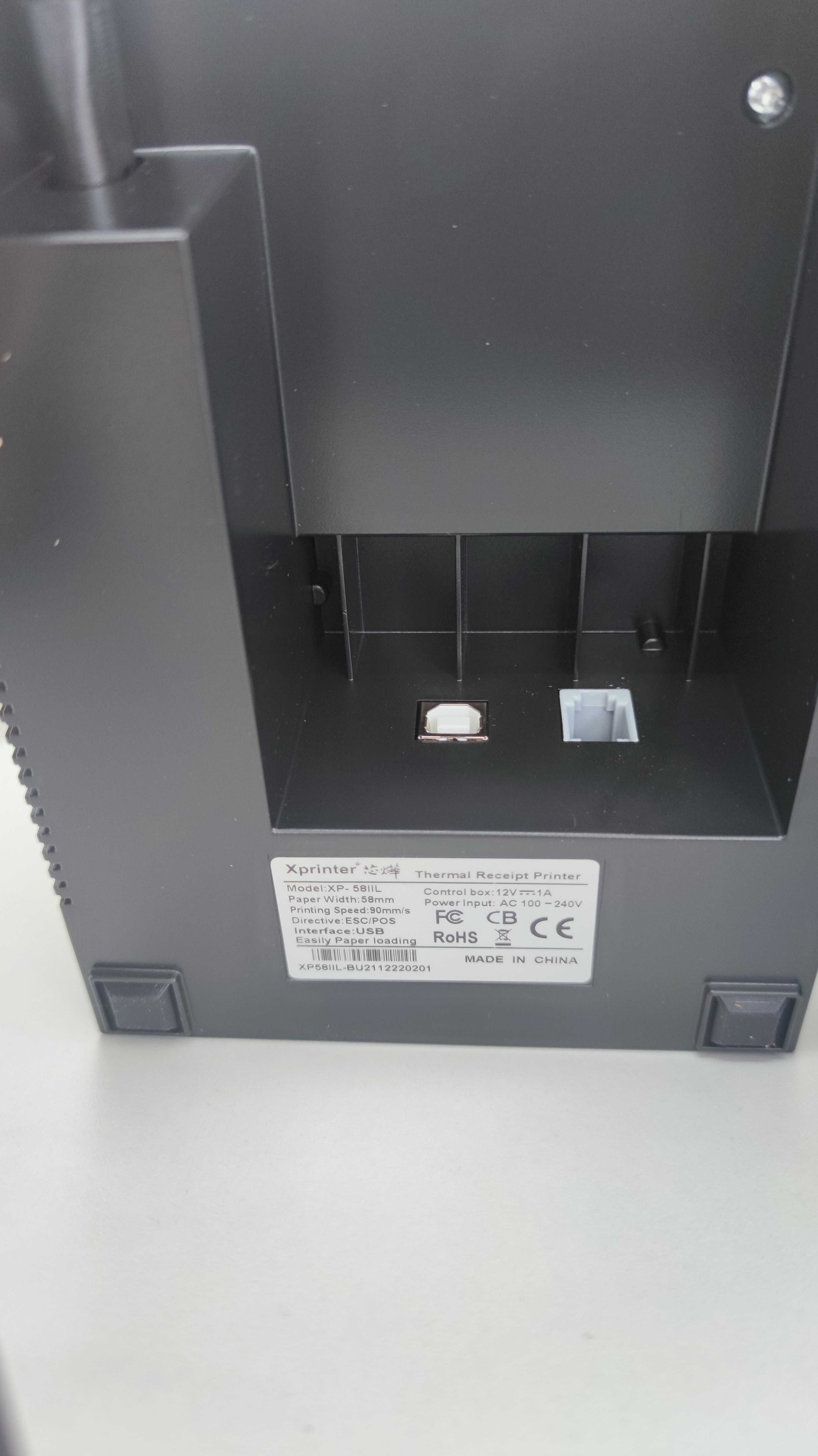 Принтер чеков термопринтер xprinter rongta 58 касса