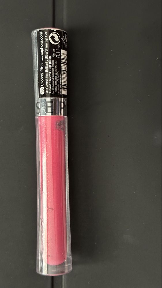 Lip Gloss Sephora no 16 Glossy Pink Ultra Shine Lip Gel