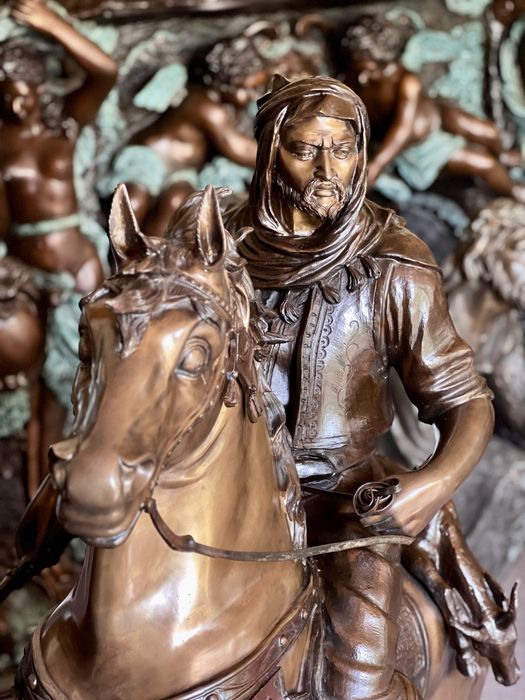 Sculptură Bronz Masiv *** vintage / antic / vechi / retro ***