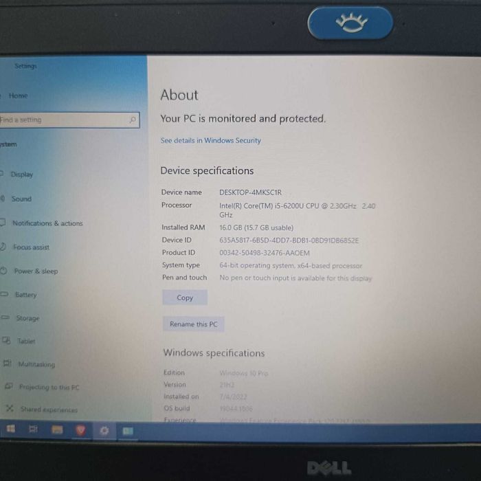 Ultrabook Dell Latitude E7270