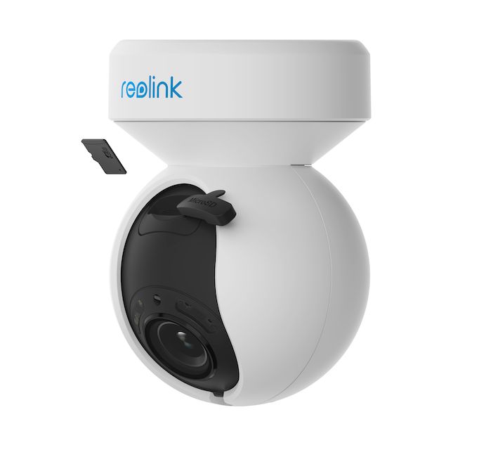 Pachet camera de cu Card MicroSD 64 GB, Reolink E1 Outdoor