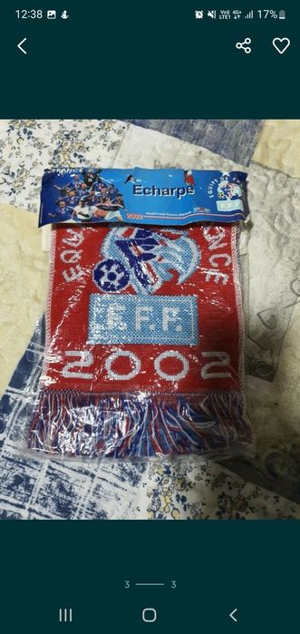 Premi footbal Franța și Germania 2002 de colectie fular