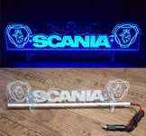 Светеща табела SCANIA с корона и две лога 12 или 24 волта