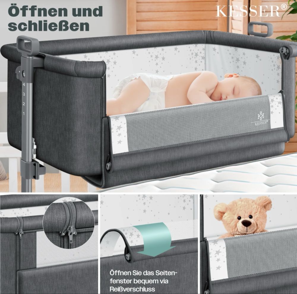 KESSER® допълнително легло Hubi 3-в-1
