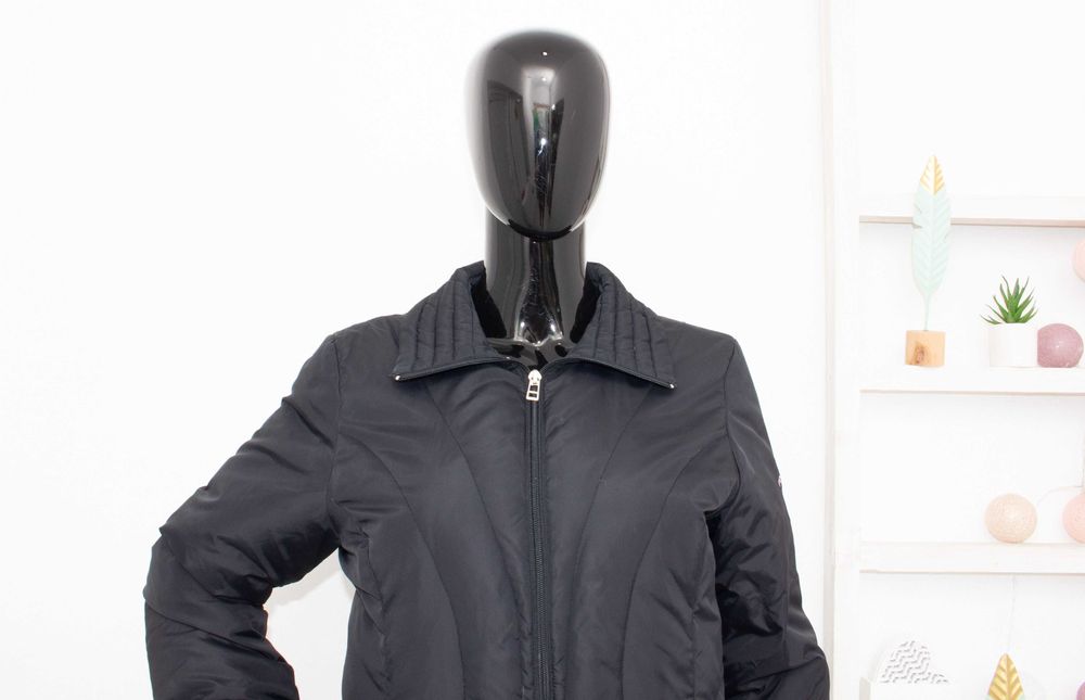 Ralph Lauren Polo Jeans оригинално дамско яке пухено парка черна пух М