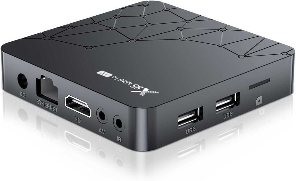 Нов ТВ Бокс X88 Mini 14 с Android 14 WiFi 6 4K 2GB 16GB