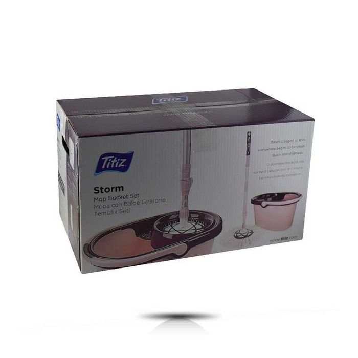 Mop Rotativ cu galeata, Set curatenie profesional Titiz Storm