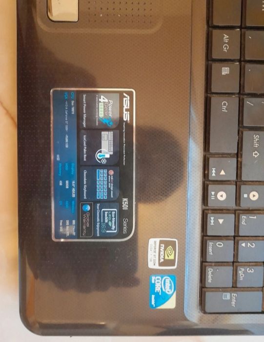 Laptop Asus K50I - piese dezmembrare