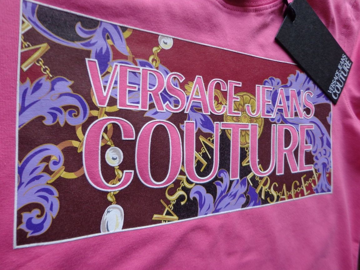 Дамска тениска Versace Jeans Couture Chain Couture print T-shirt