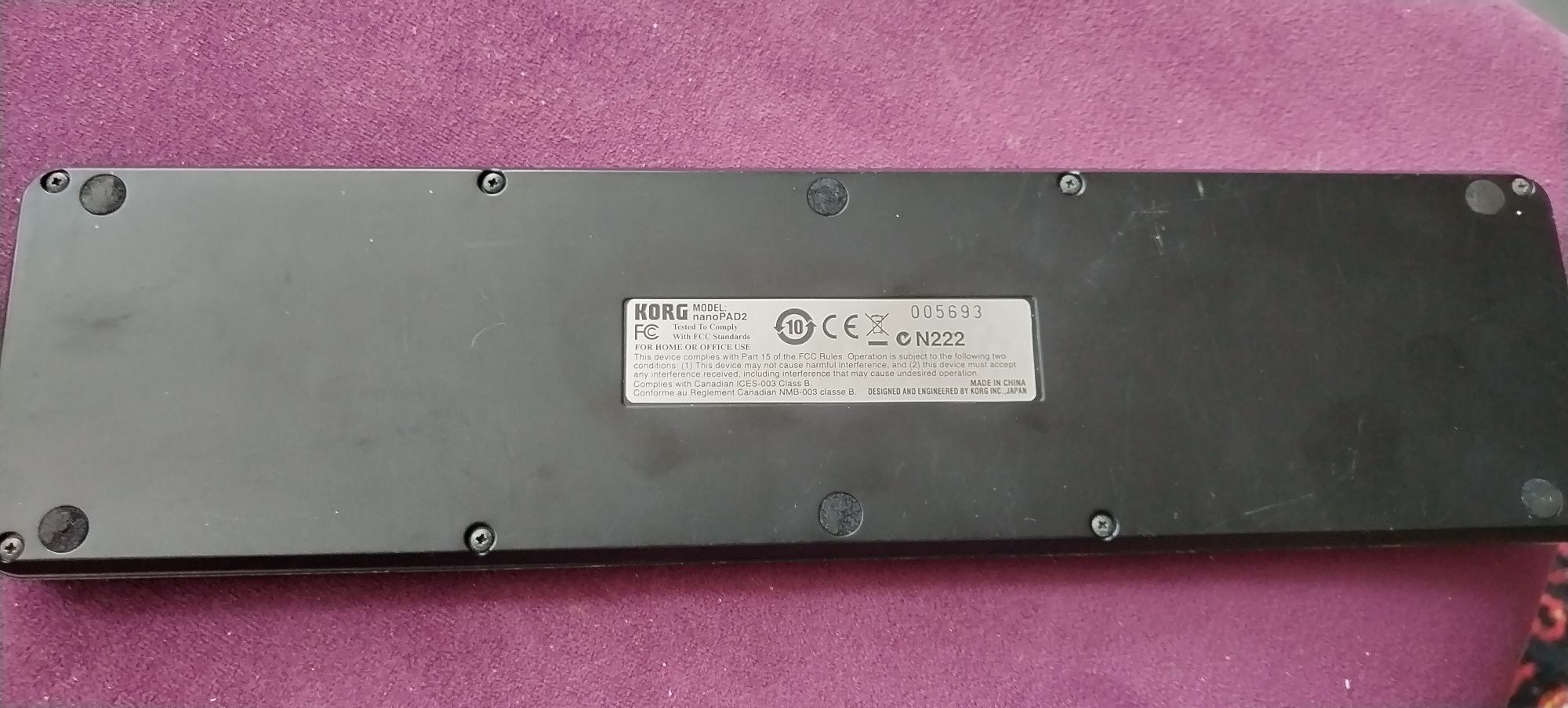korg nanopad2 контролер