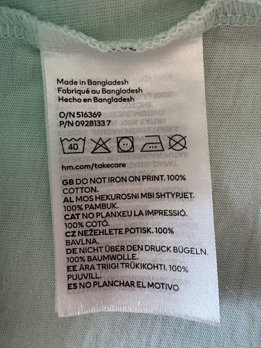 Rochiță H&M din bumbac 100% – mărimea 68 (4-6 luni)
