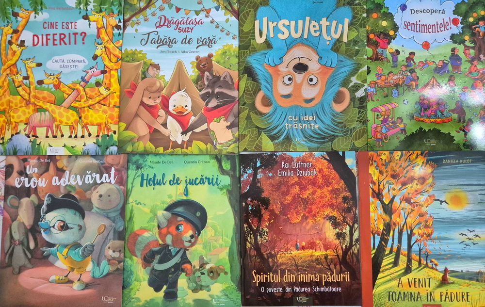 Set carti de povesti frumos ilustrate pentru copii, noi