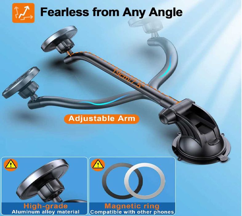 Suport auto OHLPRO universal, incarcare wireless