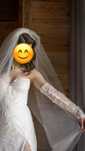 Rochie de mireasa+voal