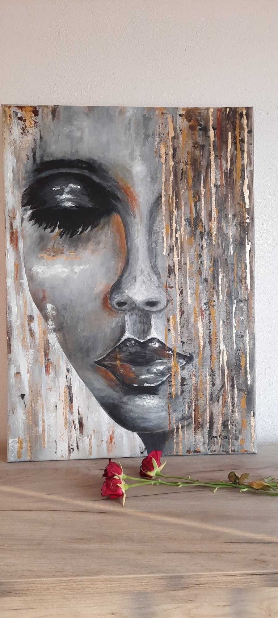 Tablou Unicat "Enigma frumuseții" 50x70cm