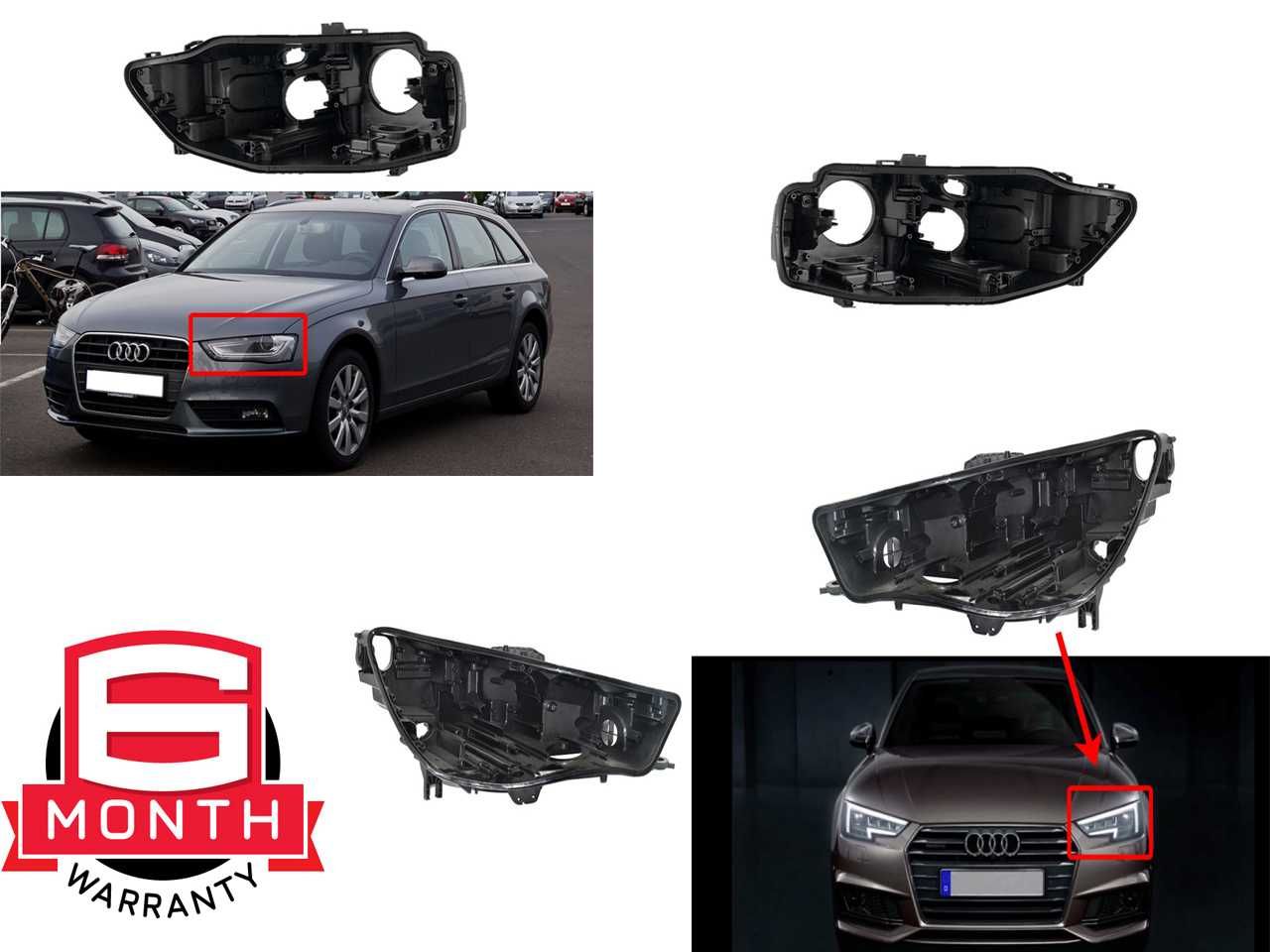 Carcasa Far Audi A4 B8 Facelift / Audi A4 B9 Highline