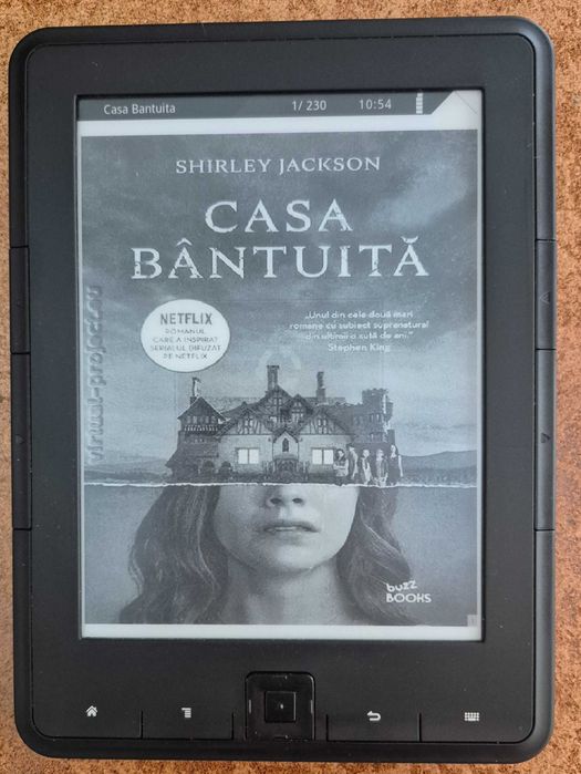 E-book Reader cu E-ink display in cutie
