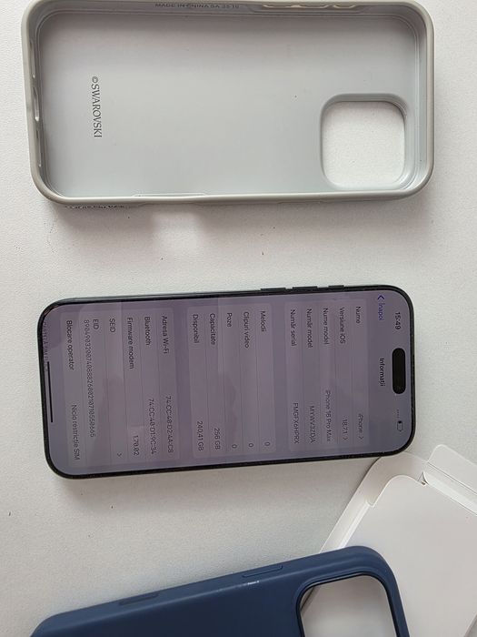 Iphone 16 Pro Max 256gb Negru 100% Garantie