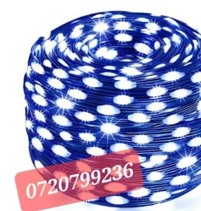Instalatie exterior tip banda cu LEDuri 100m