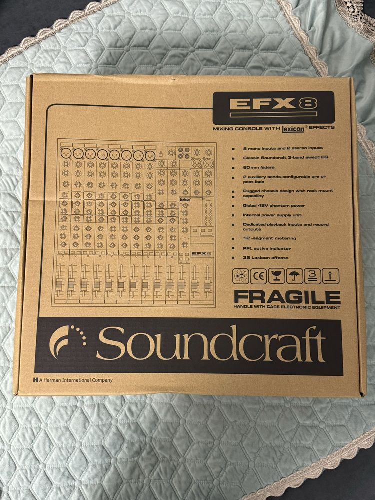 НОВЫЙ Микшерный пульт Soundcraft EFX8