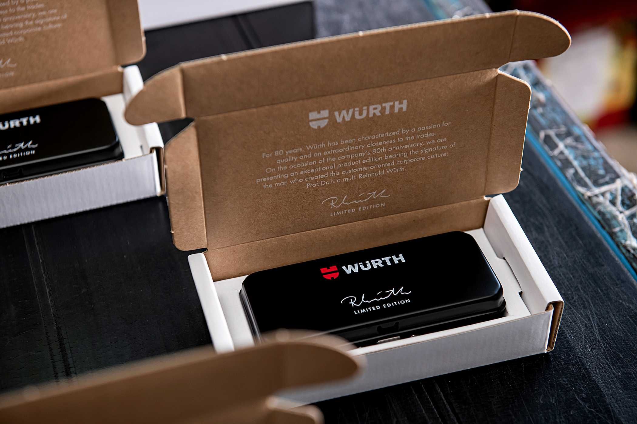 ПРОМОЦИЯ!Тресчотка,вложки и битове Limited Edition 19 части WURTH