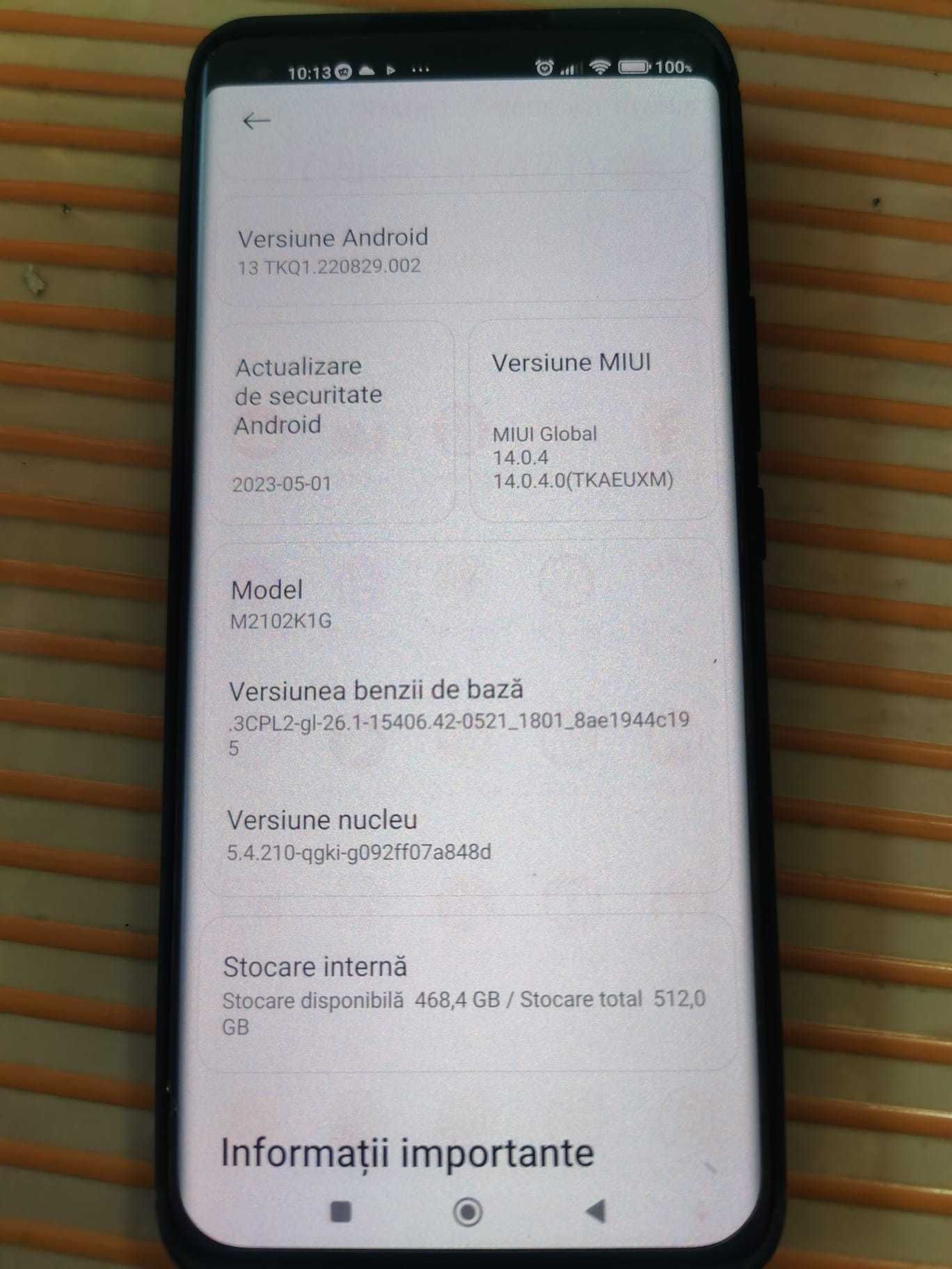 Telefon Xiaomi Mi 11 Ultra, 512 gb/15gb RAM... Impecabil !