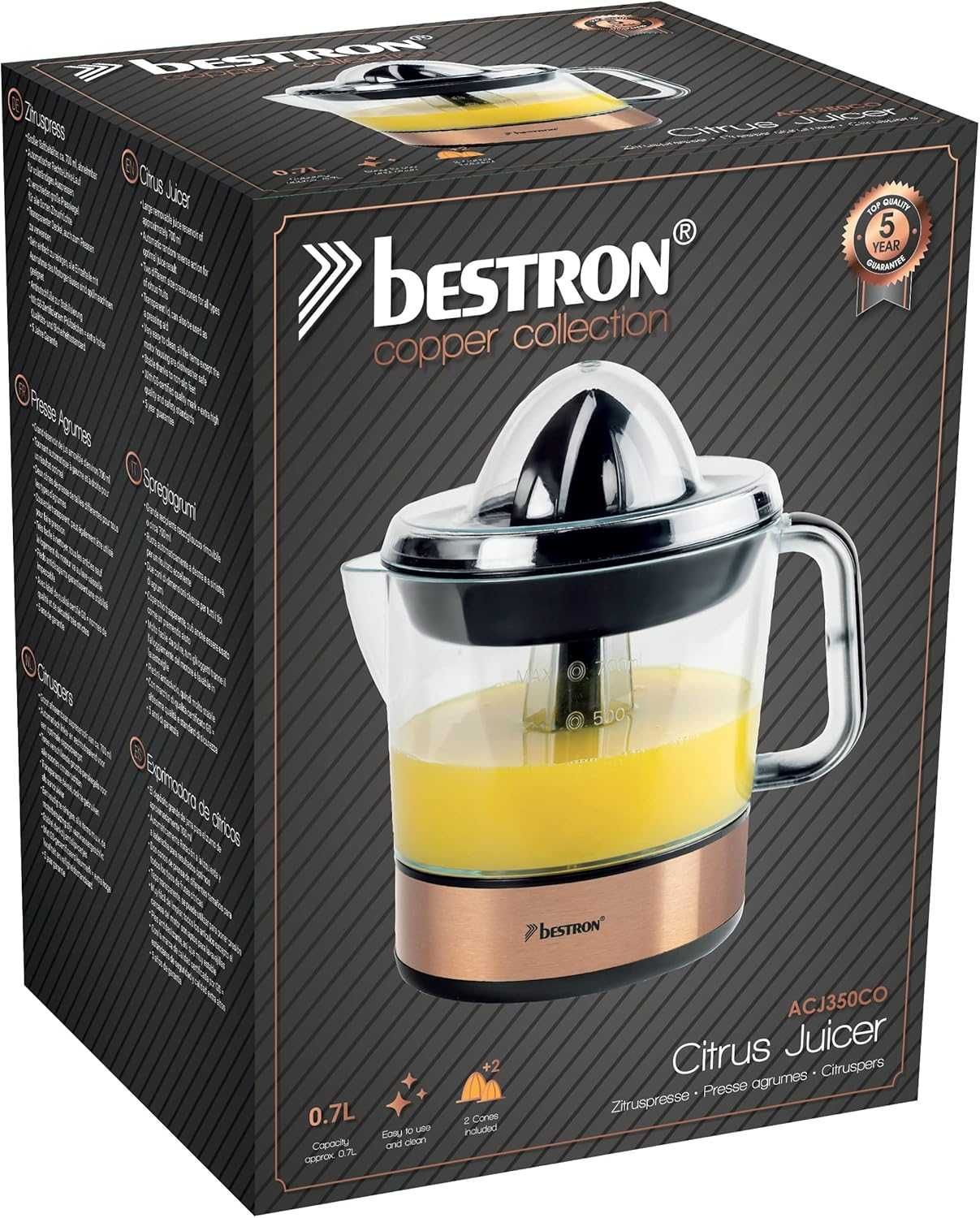 Bestron ACJ350CO Сокоизстисквачка за цитруси
