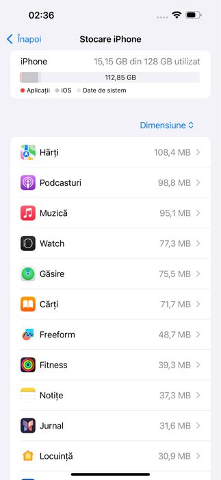 iPhone 16 Plus – 128 GB de vânzare utilizat aspect 7/10 94% baterie