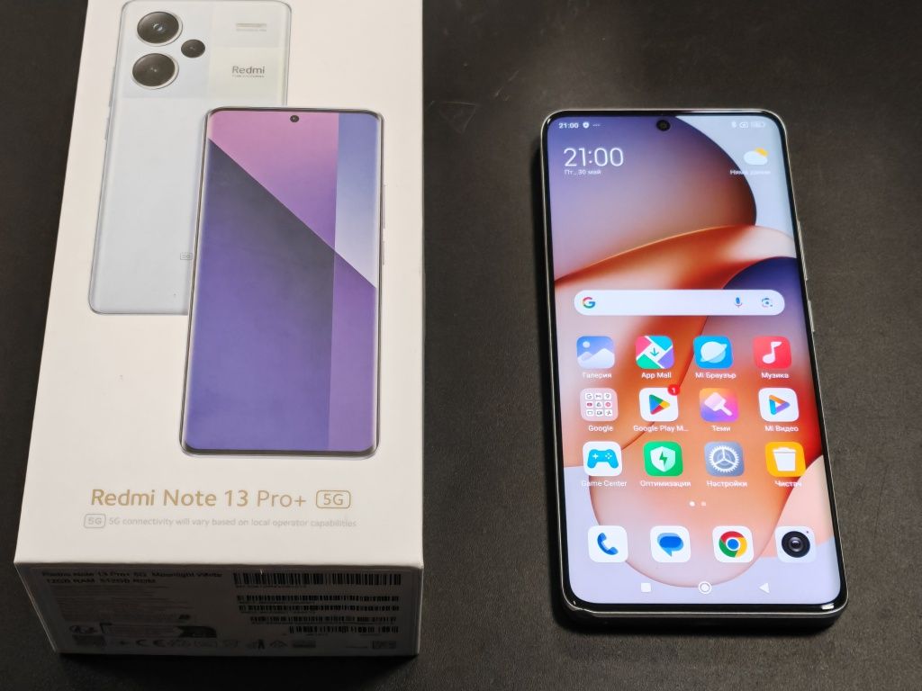 Redmi Note 13 Pro Plus 5G 12 GB RAM 512 GB ROM White Гаранция