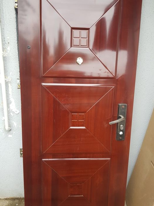 Usa metalica culoare Stejar auriu 94×207