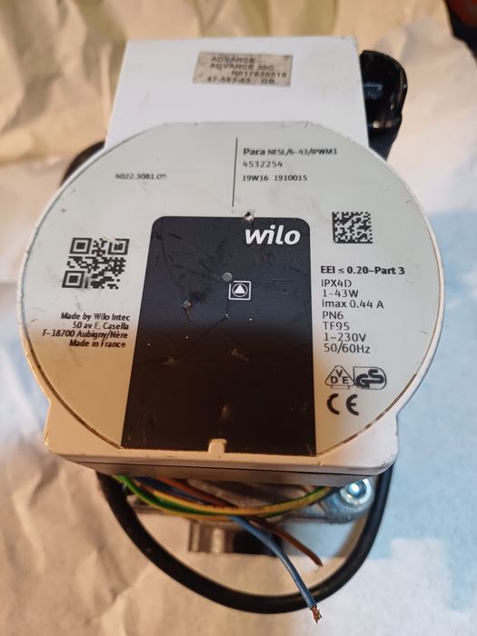 Vând pompa Ariston, ener plus TF 0025