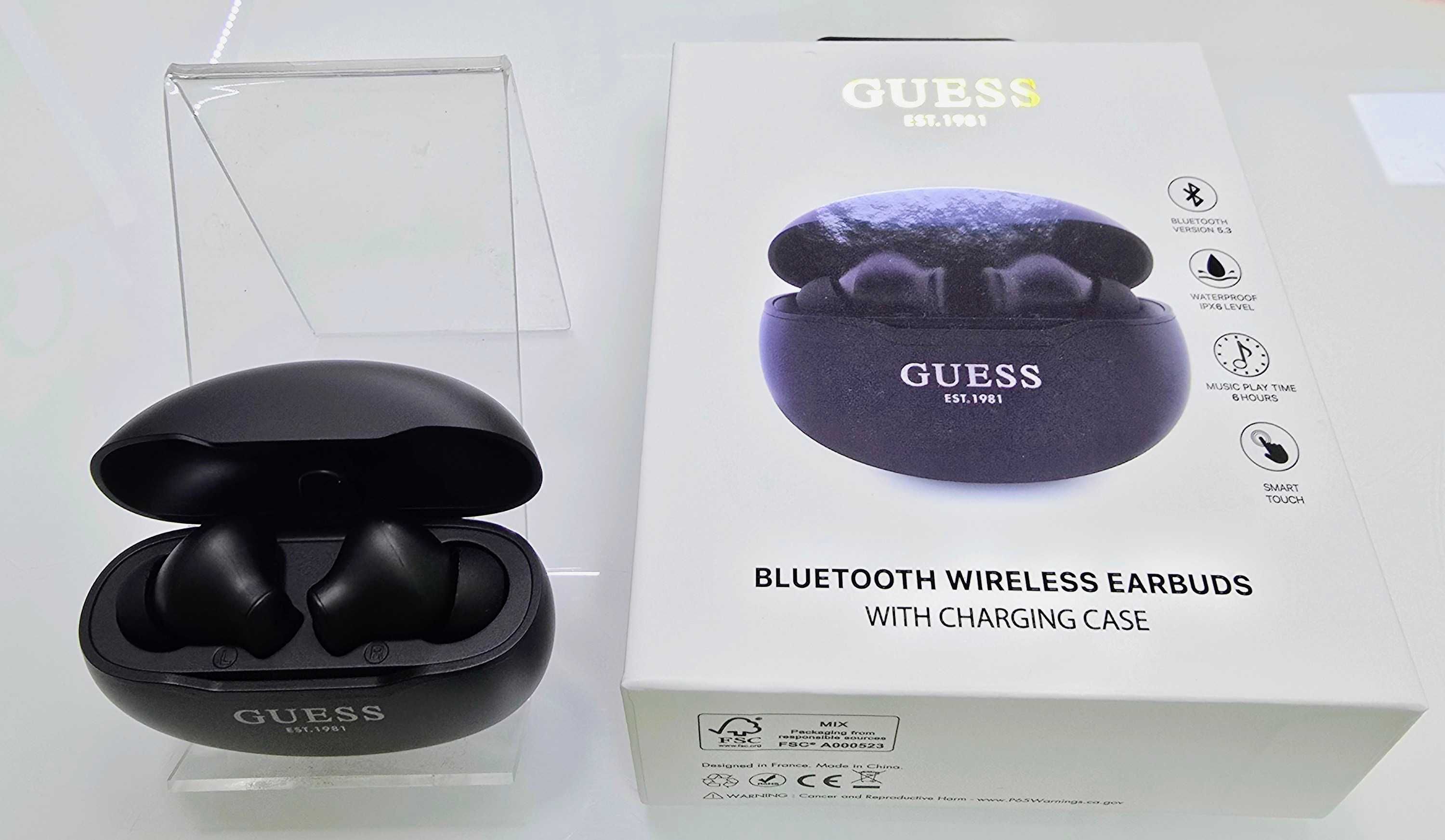 Безжични Слушалки  Guess Metalic Finish True Wireless 5.3