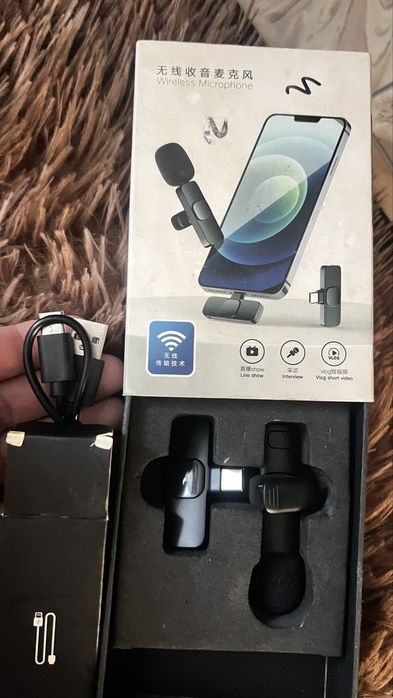 Петличный микрофон бу два раза