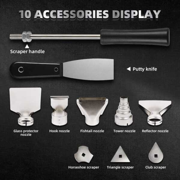 Пистолет за горещ въздух Huepar HG01