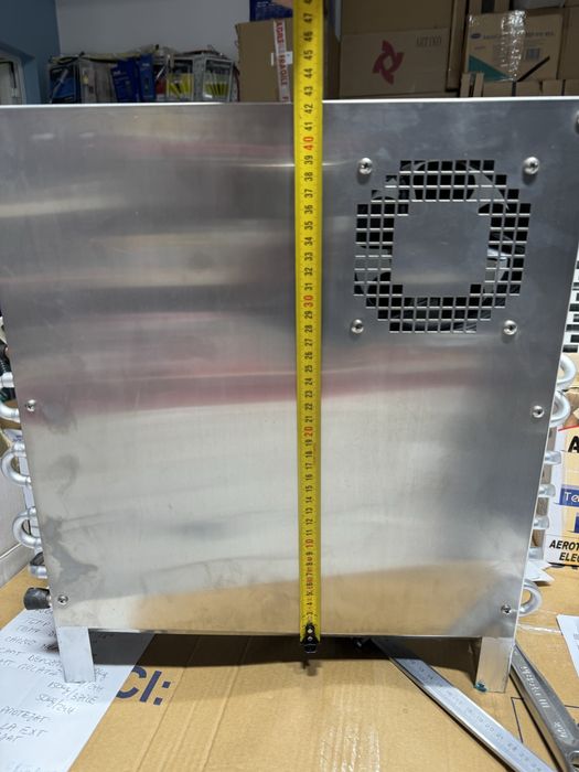 Vaporozator dublu flux suflanta vitrina rece frig masa inox nou