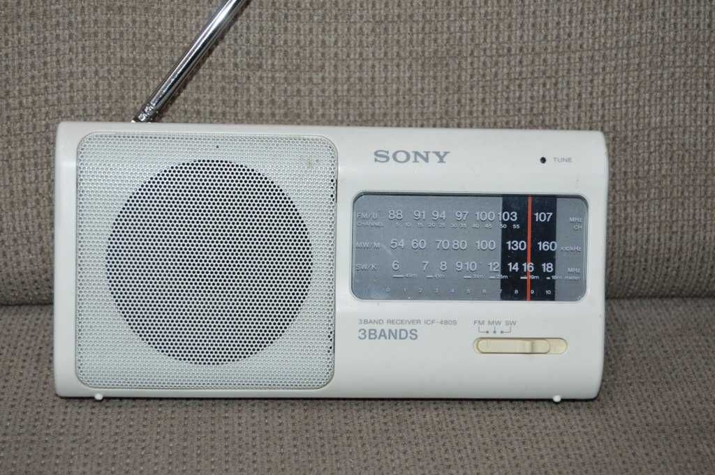 Radio portabil SONY ICF - 480S cu 3 benzi