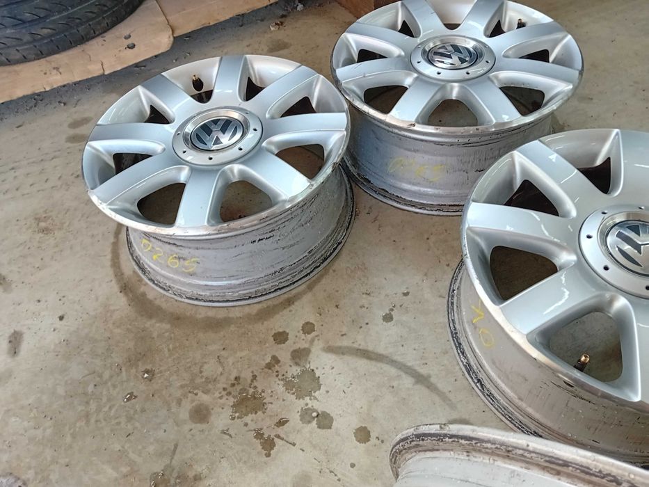 4бр.джанти алуминиеви за vw 16-ки:5х112:6,5jх16:ет50 за пасат:голф