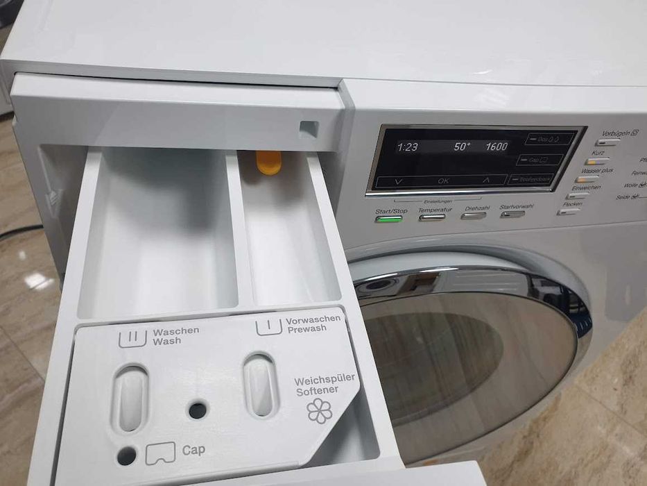 Miele W1 - TwinDos - Подсветка - Пералня Миеле 12м Гаранция