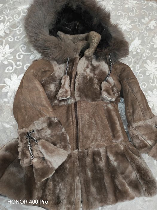 Детская дубленка