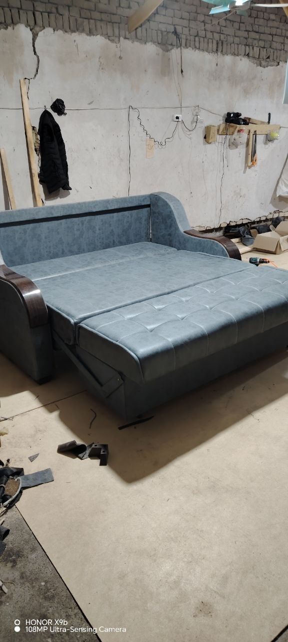 Yeg'iladigan divan krislo 2×1,40 2×1,60
