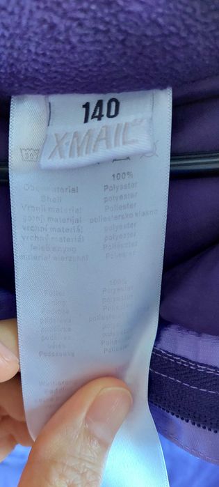 Pantaloni de ski mov fete marime 140