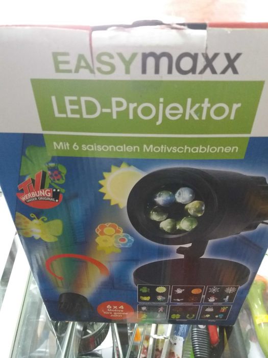 Лед прожектор с 6 приставки Easymaxx немски ПОСЛЕДНА БРОЙКА