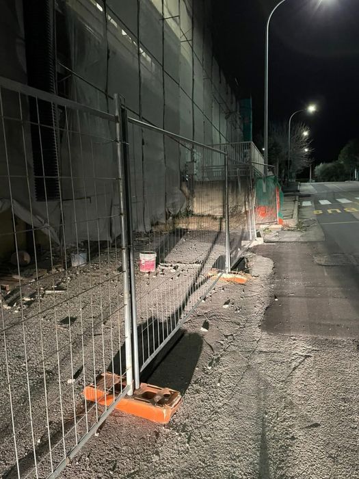 Gard provizoriu pentru imprejmurie santier