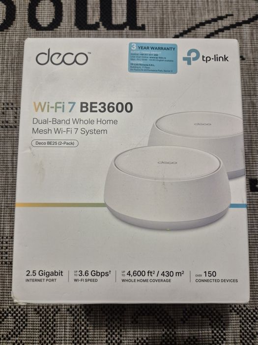 Router Mesh Tp-Link Deco BE25 BE3600 WiFi 7