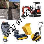 Servicii miniexcavator sapaturi umpluturi mutare pamant compactare